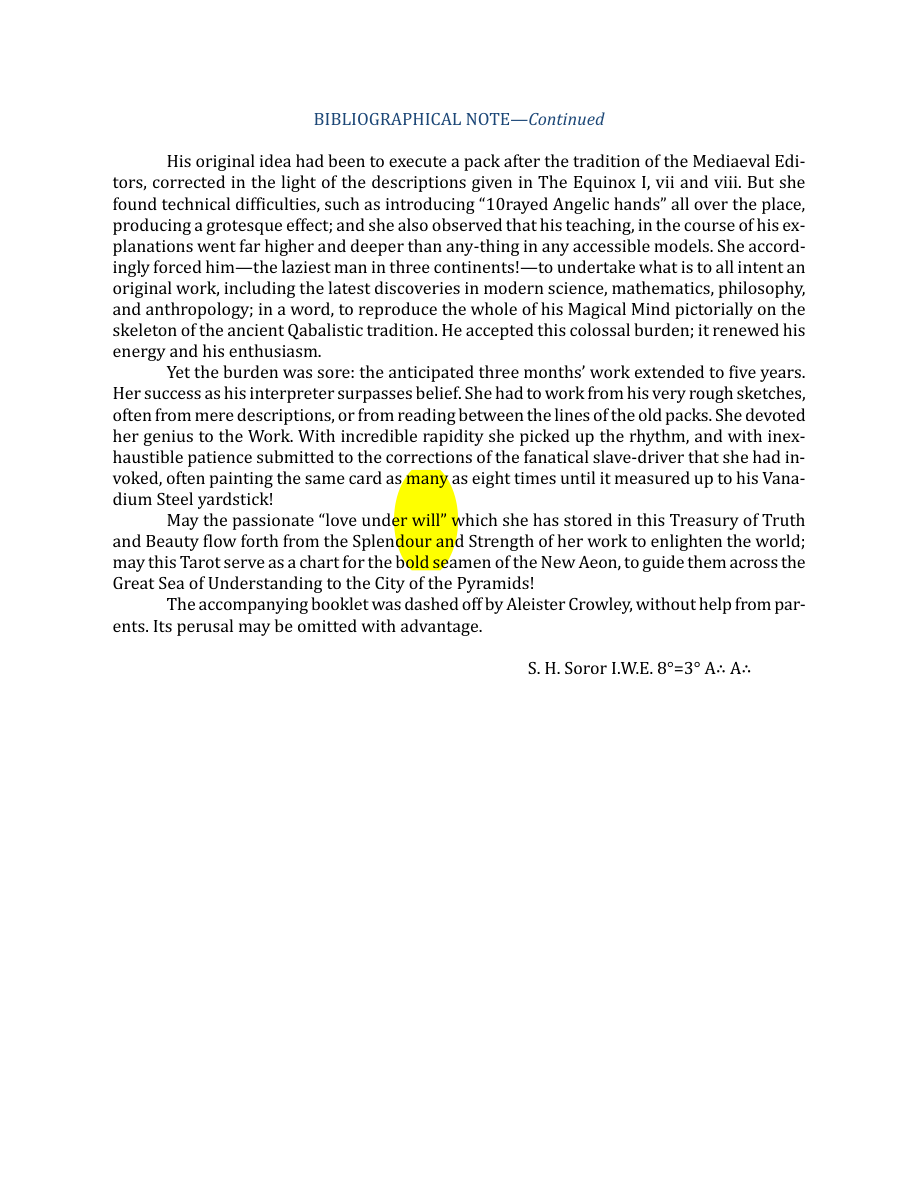 Original scan of The Book of Thoth, PDF page 11