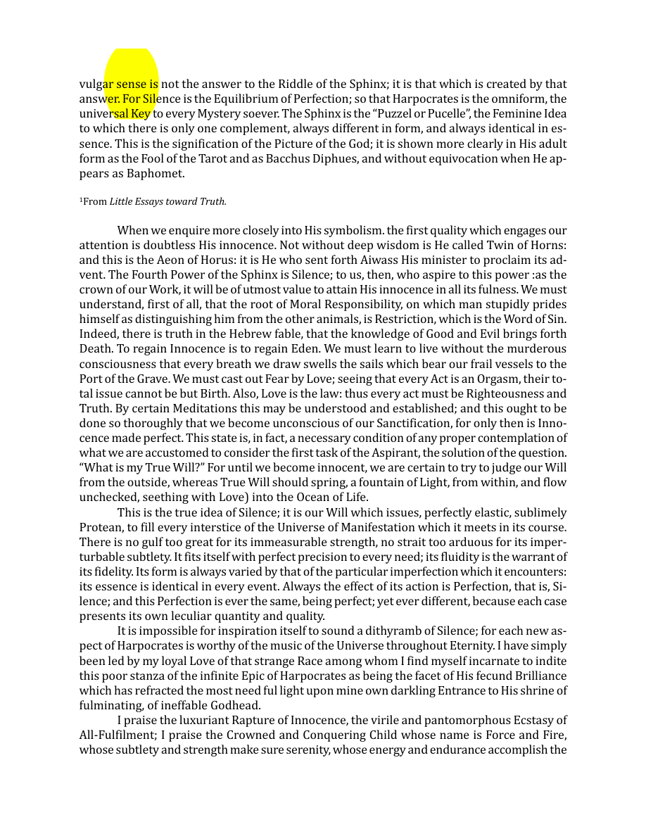 Original scan of The Book of Thoth, PDF page 116