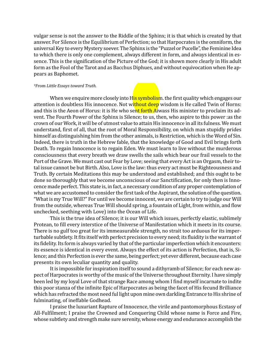 Original scan of The Book of Thoth, PDF page 116