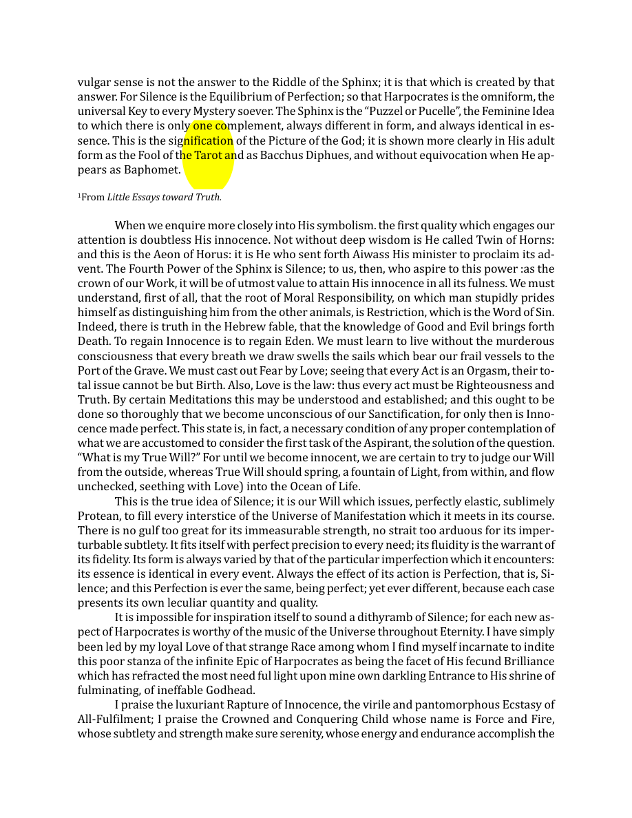Original scan of The Book of Thoth, PDF page 116