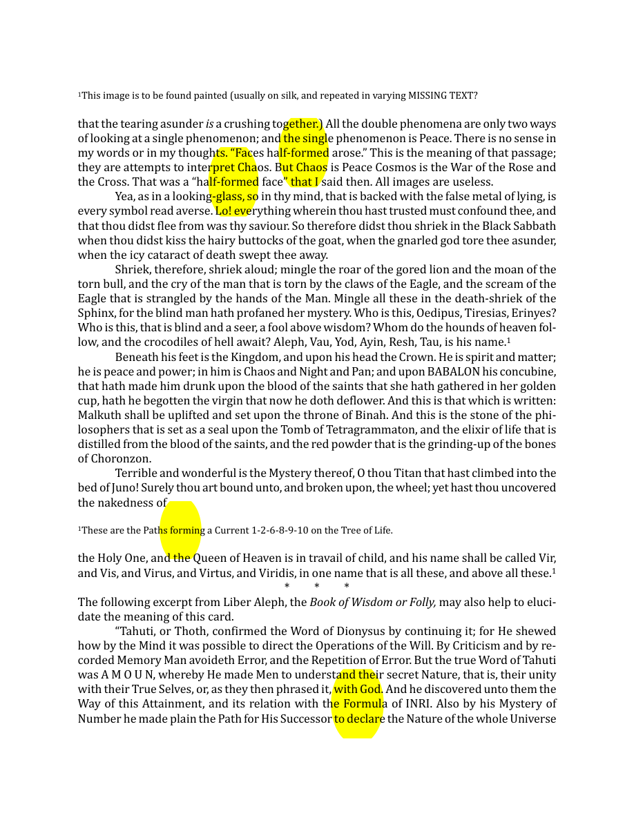Original scan of The Book of Thoth, PDF page 124
