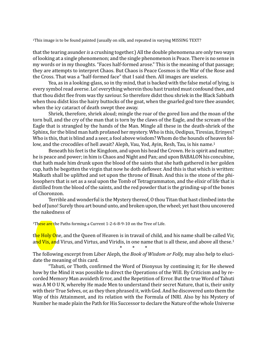Original scan of The Book of Thoth, PDF page 124