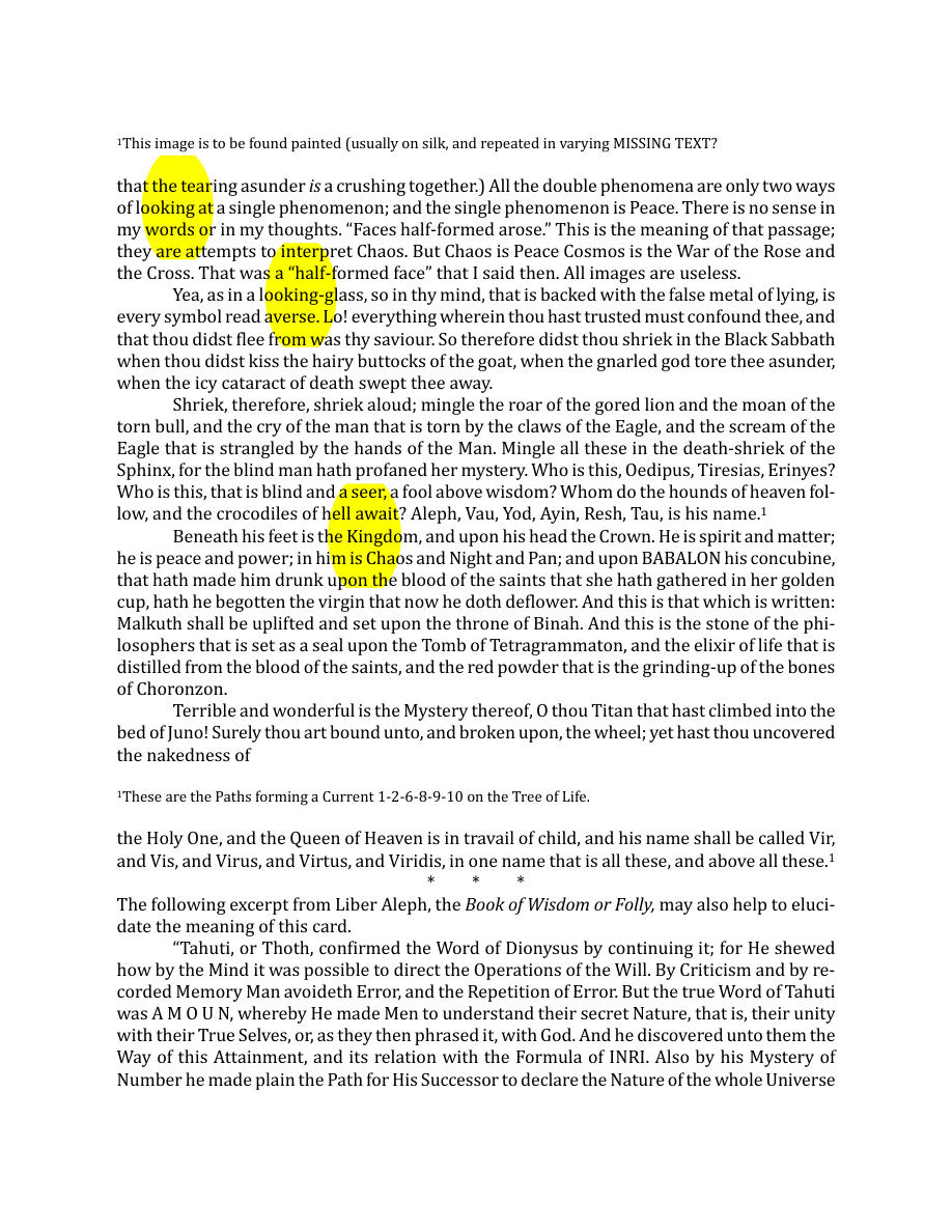 Original scan of The Book of Thoth, PDF page 124