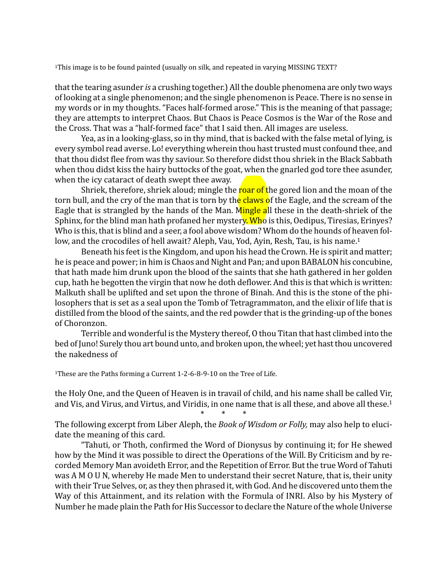 Original scan of The Book of Thoth, PDF page 124