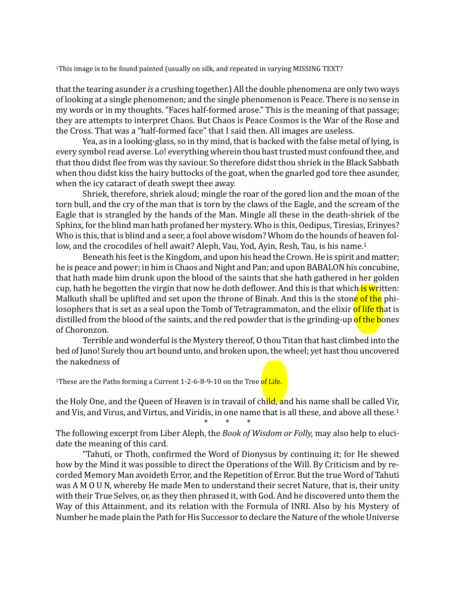 Original scan of The Book of Thoth, PDF page 124