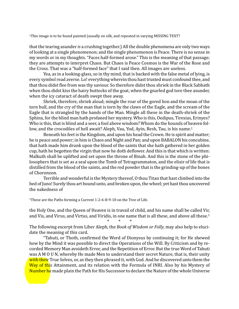 Original scan of The Book of Thoth, PDF page 124
