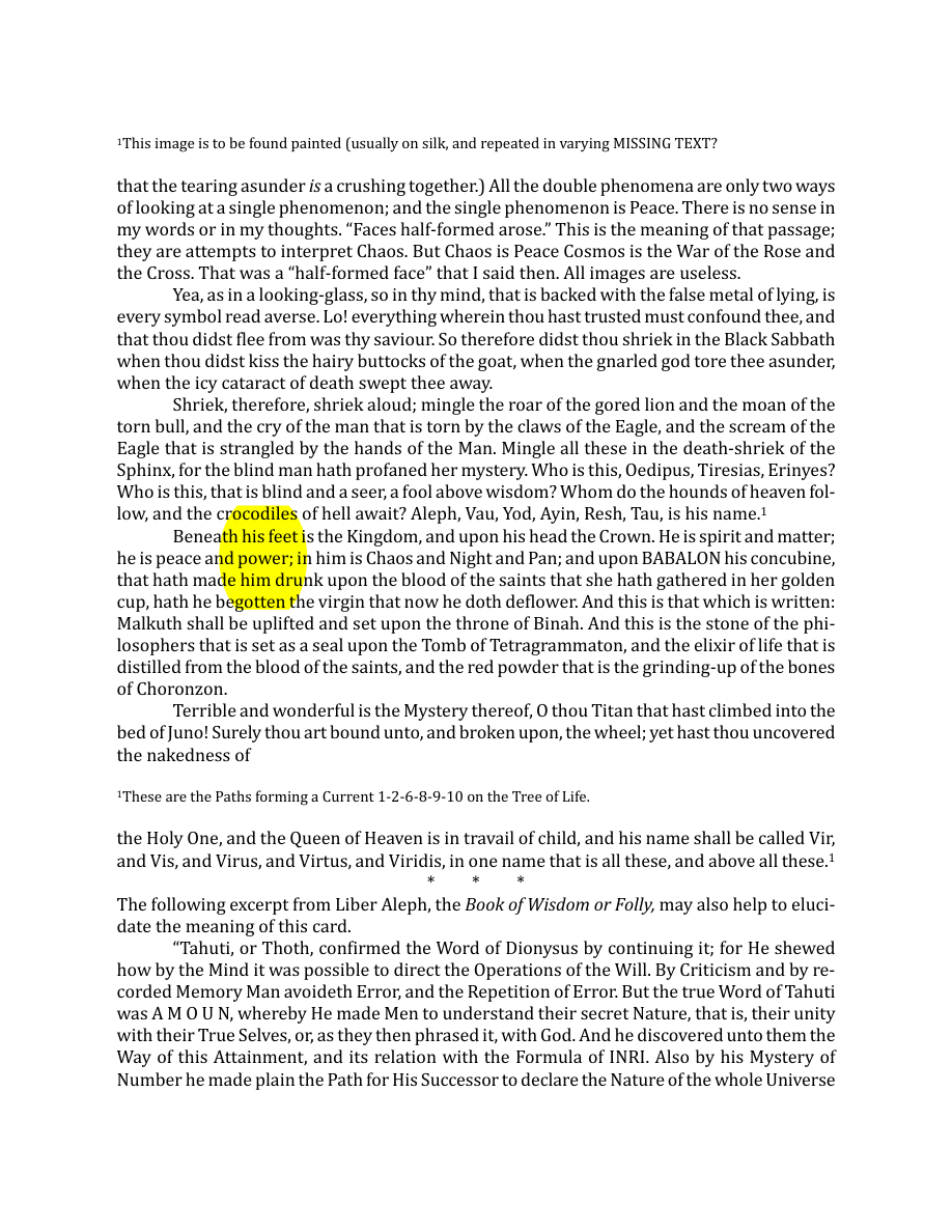 Original scan of The Book of Thoth, PDF page 124