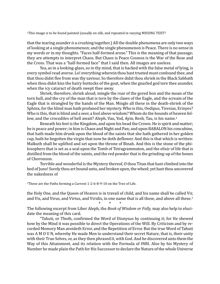 Original scan of The Book of Thoth, PDF page 124
