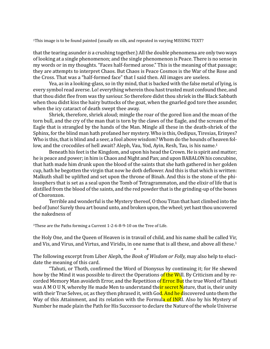 Original scan of The Book of Thoth, PDF page 124
