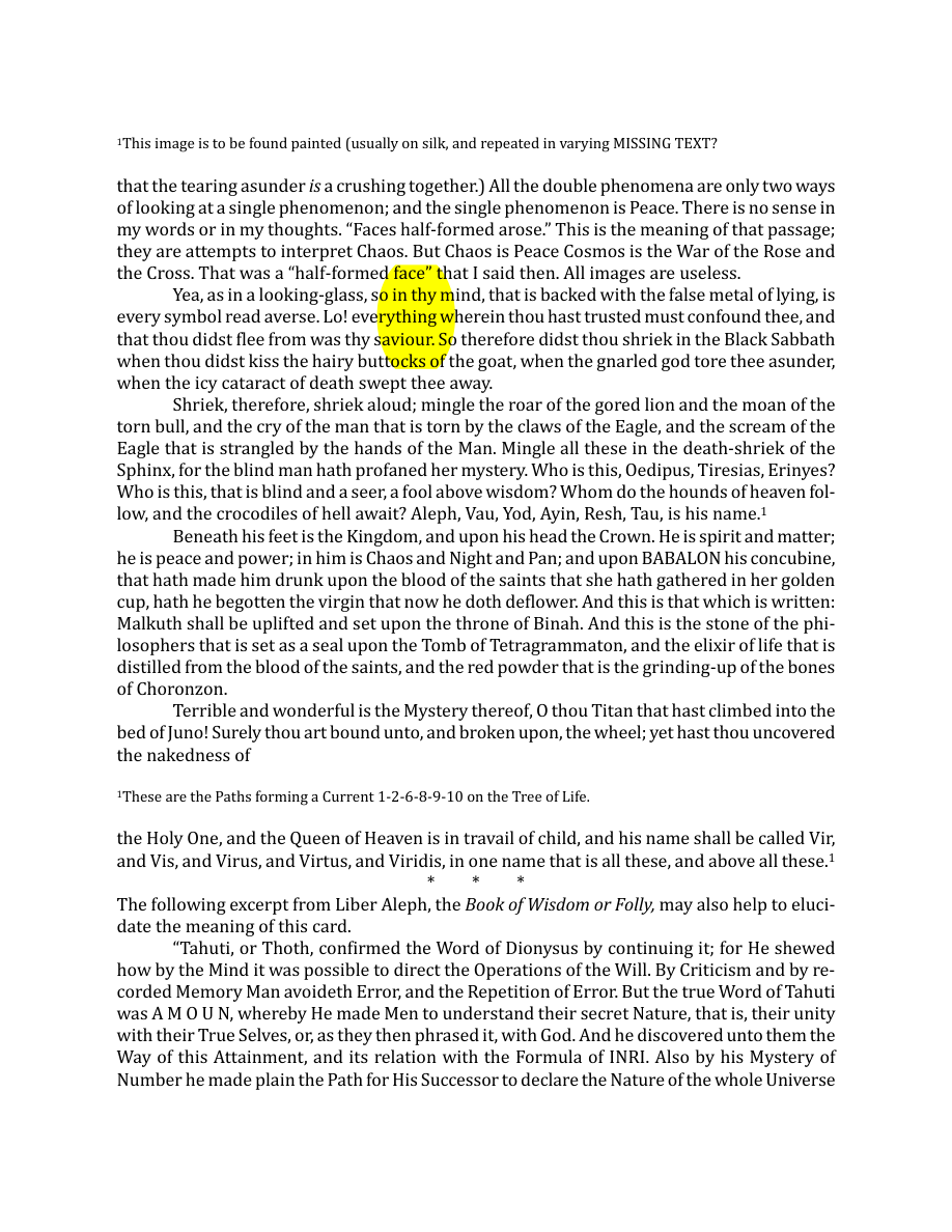 Original scan of The Book of Thoth, PDF page 124