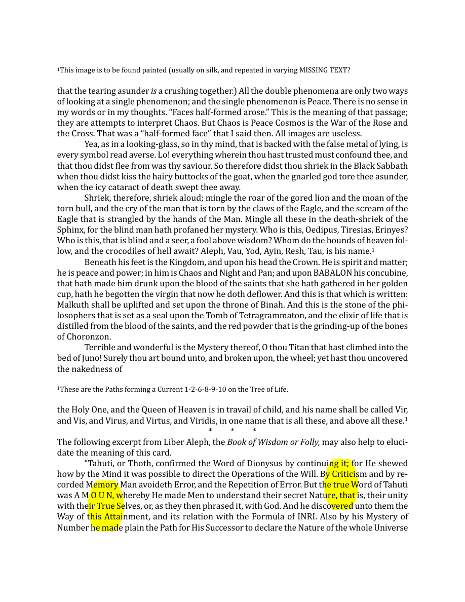 Original scan of The Book of Thoth, PDF page 124