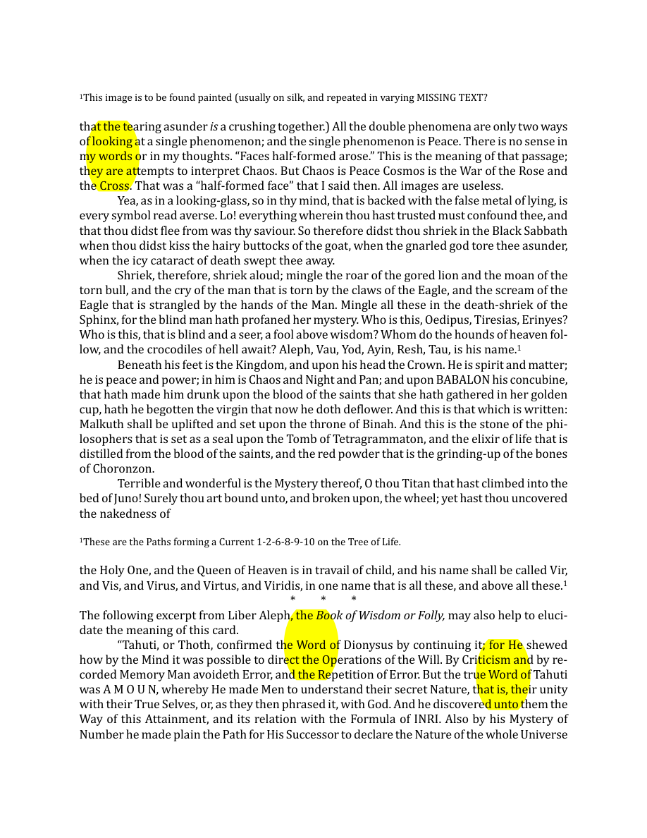 Original scan of The Book of Thoth, PDF page 124