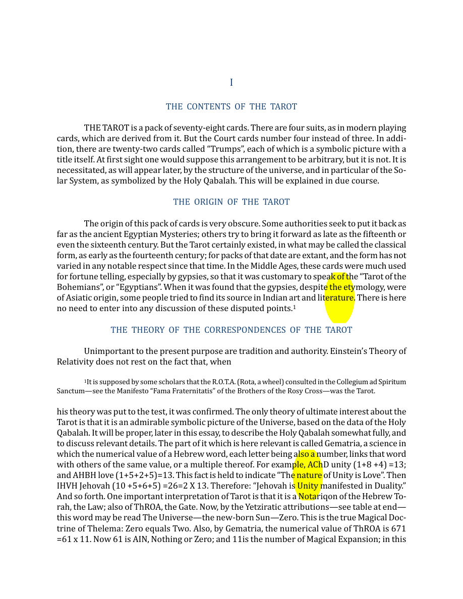 Original scan of The Book of Thoth, PDF page 14