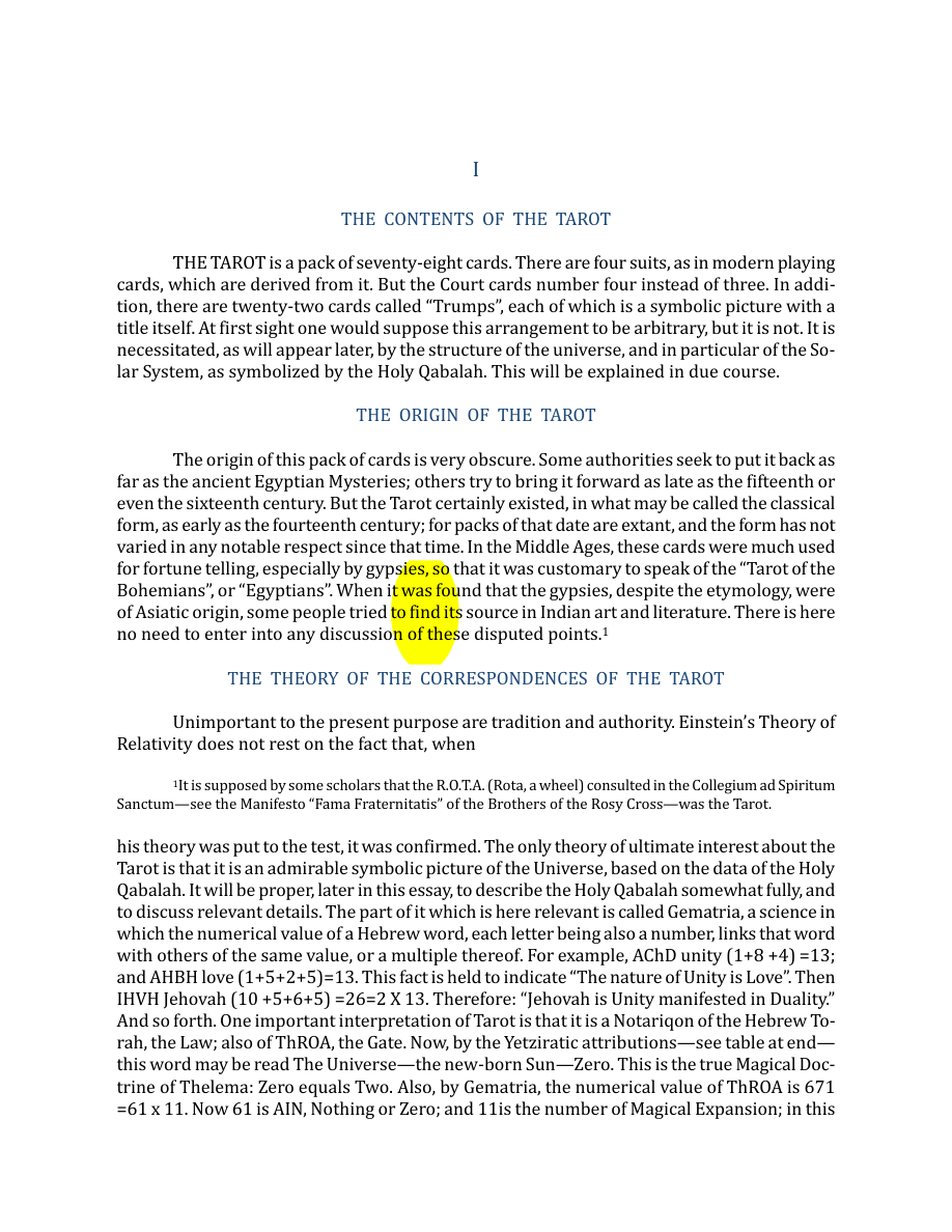 Original scan of The Book of Thoth, PDF page 14