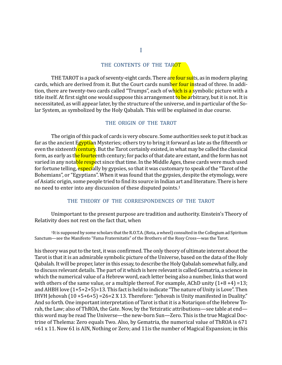 Original scan of The Book of Thoth, PDF page 14