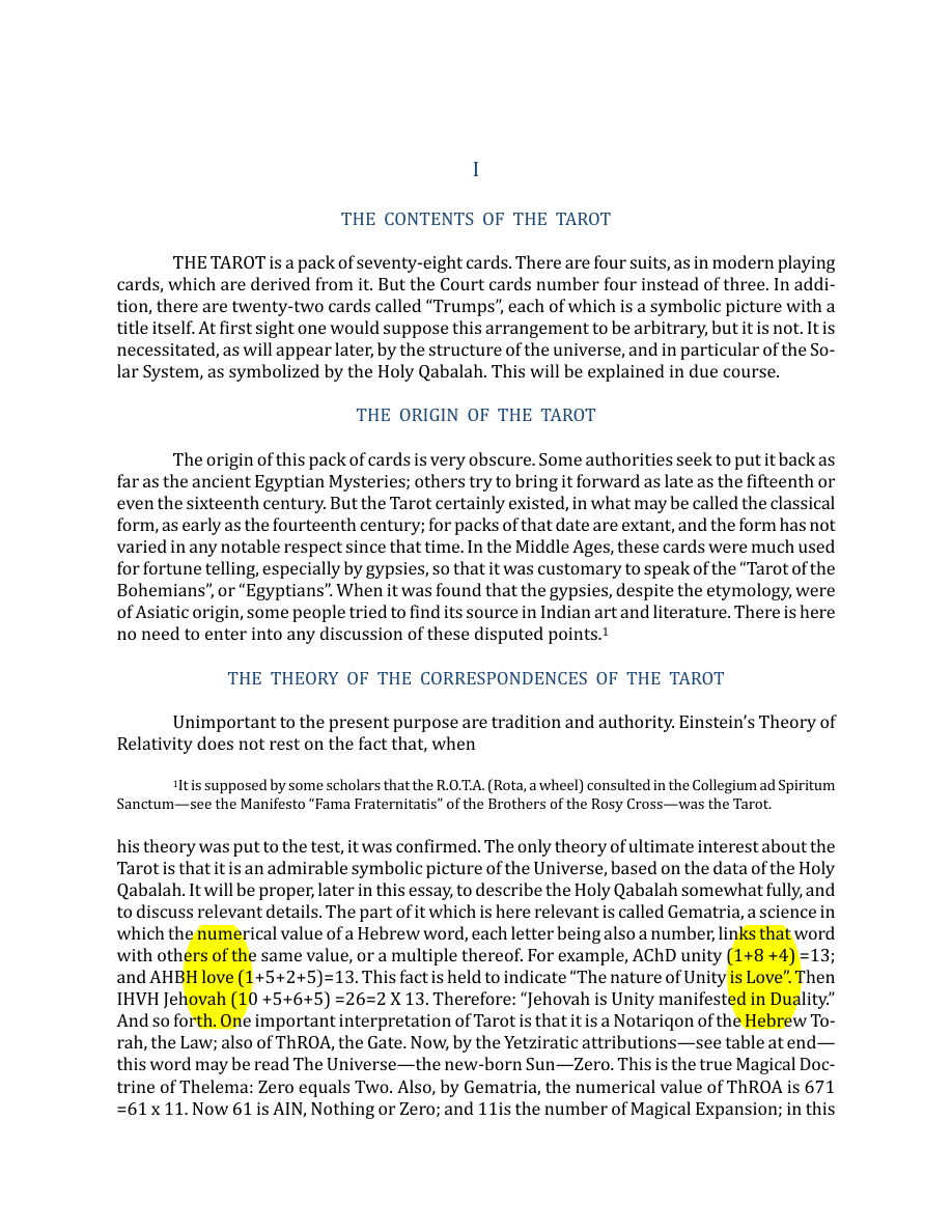 Original scan of The Book of Thoth, PDF page 14