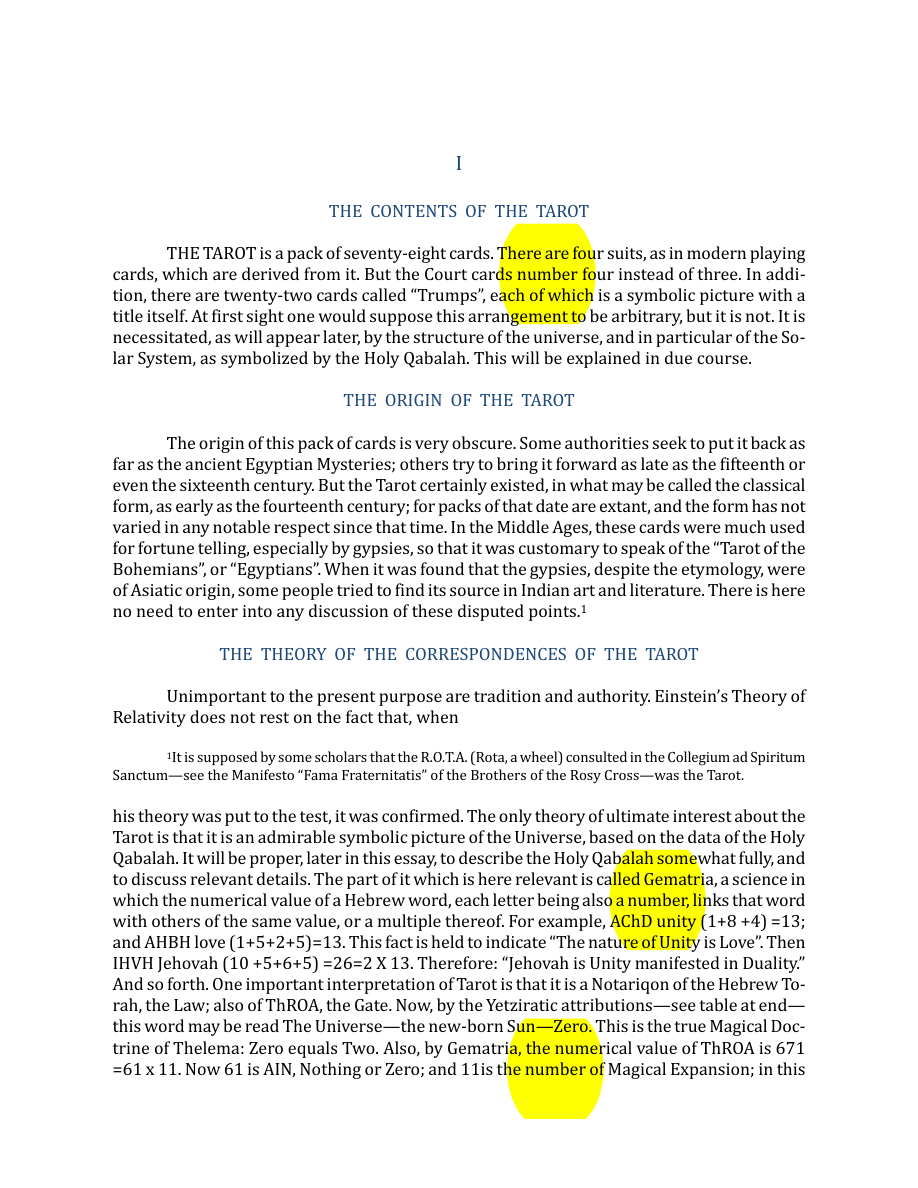 Original scan of The Book of Thoth, PDF page 14