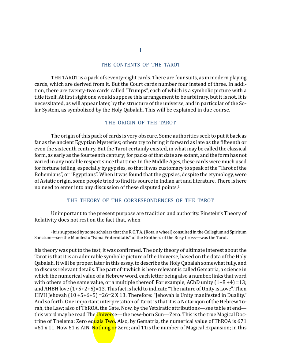 Original scan of The Book of Thoth, PDF page 14