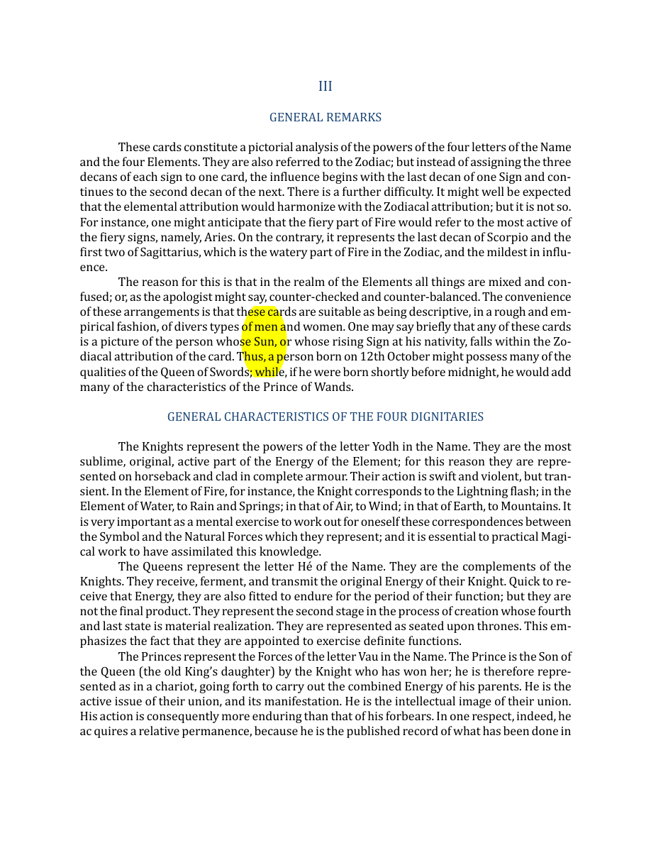 Original scan of The Book of Thoth, PDF page 140