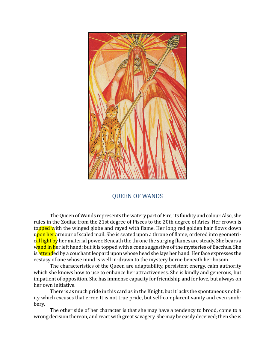 Original scan of The Book of Thoth, PDF page 144