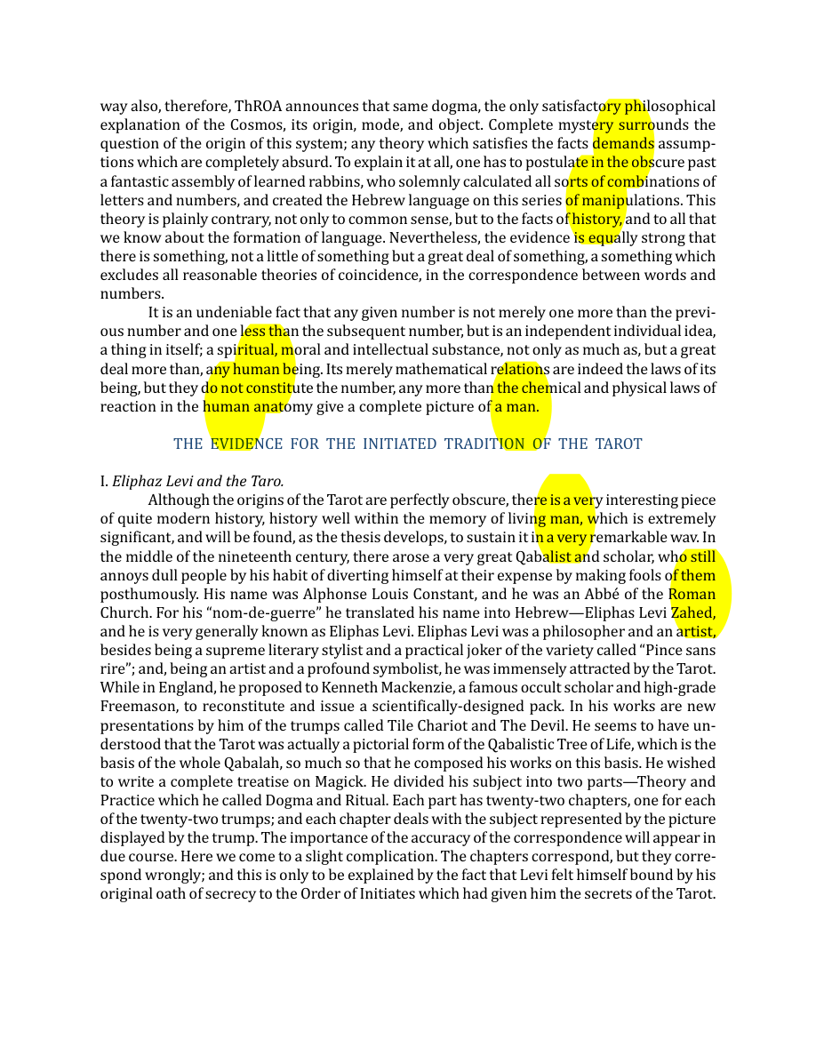 Original scan of The Book of Thoth, PDF page 15