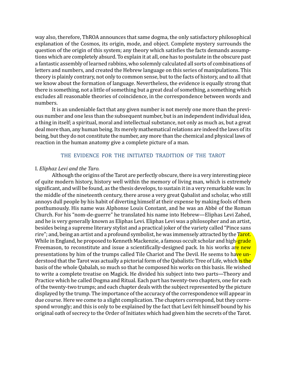 Original scan of The Book of Thoth, PDF page 15