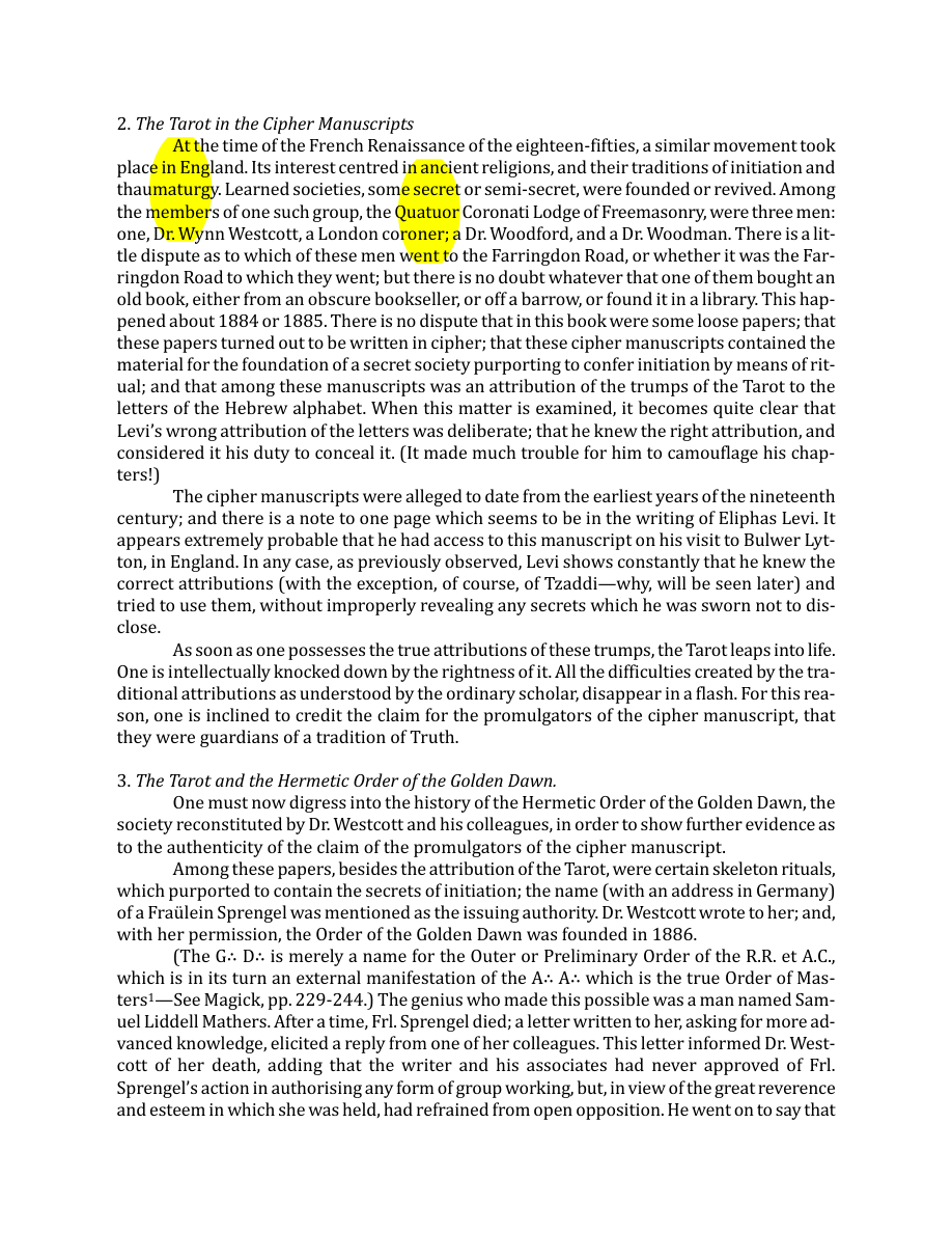Original scan of The Book of Thoth, PDF page 16