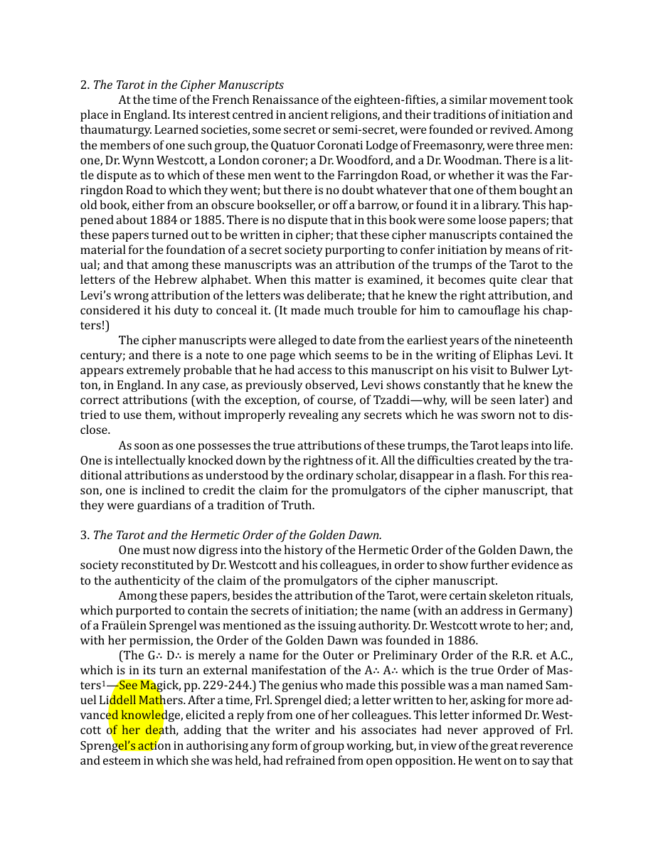 Original scan of The Book of Thoth, PDF page 16