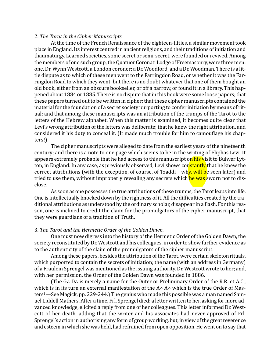Original scan of The Book of Thoth, PDF page 16