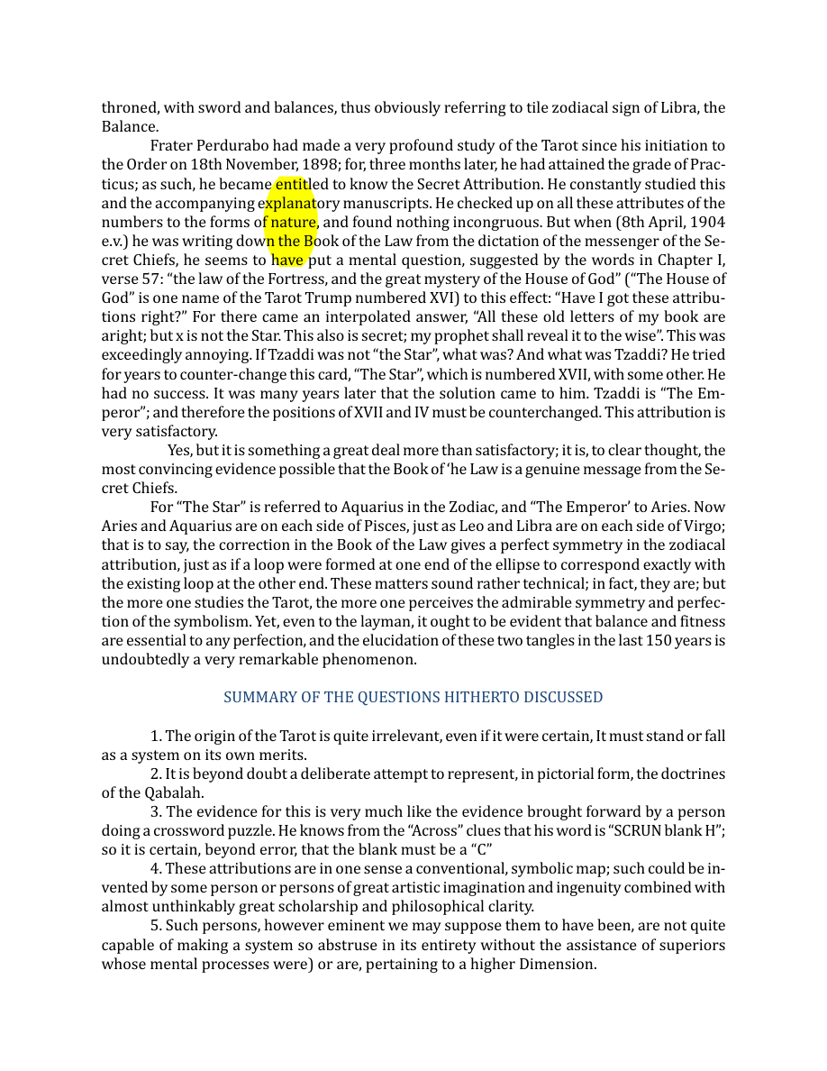 Original scan of The Book of Thoth, PDF page 18