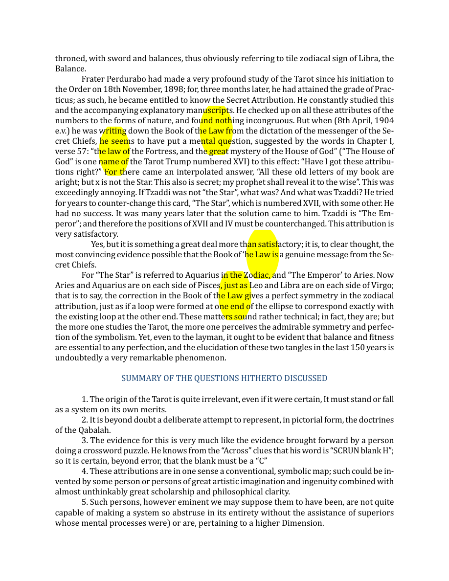 Original scan of The Book of Thoth, PDF page 18