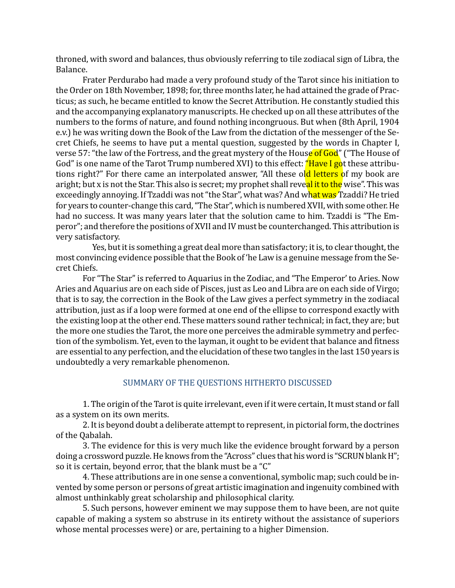 Original scan of The Book of Thoth, PDF page 18