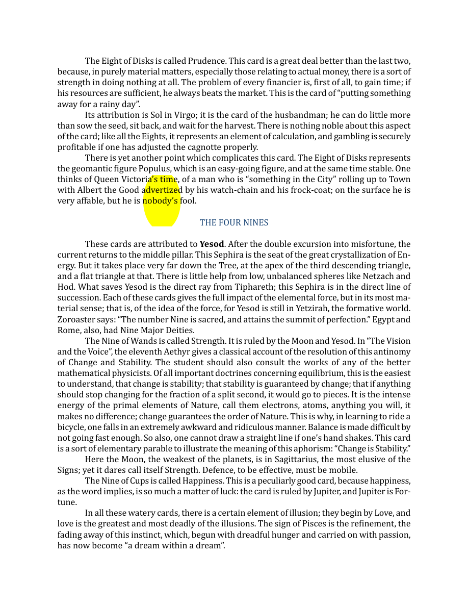 Original scan of The Book of Thoth, PDF page 181