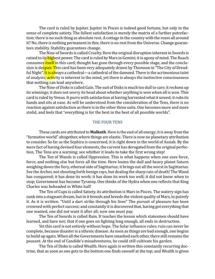 Original scan of The Book of Thoth, PDF page 182