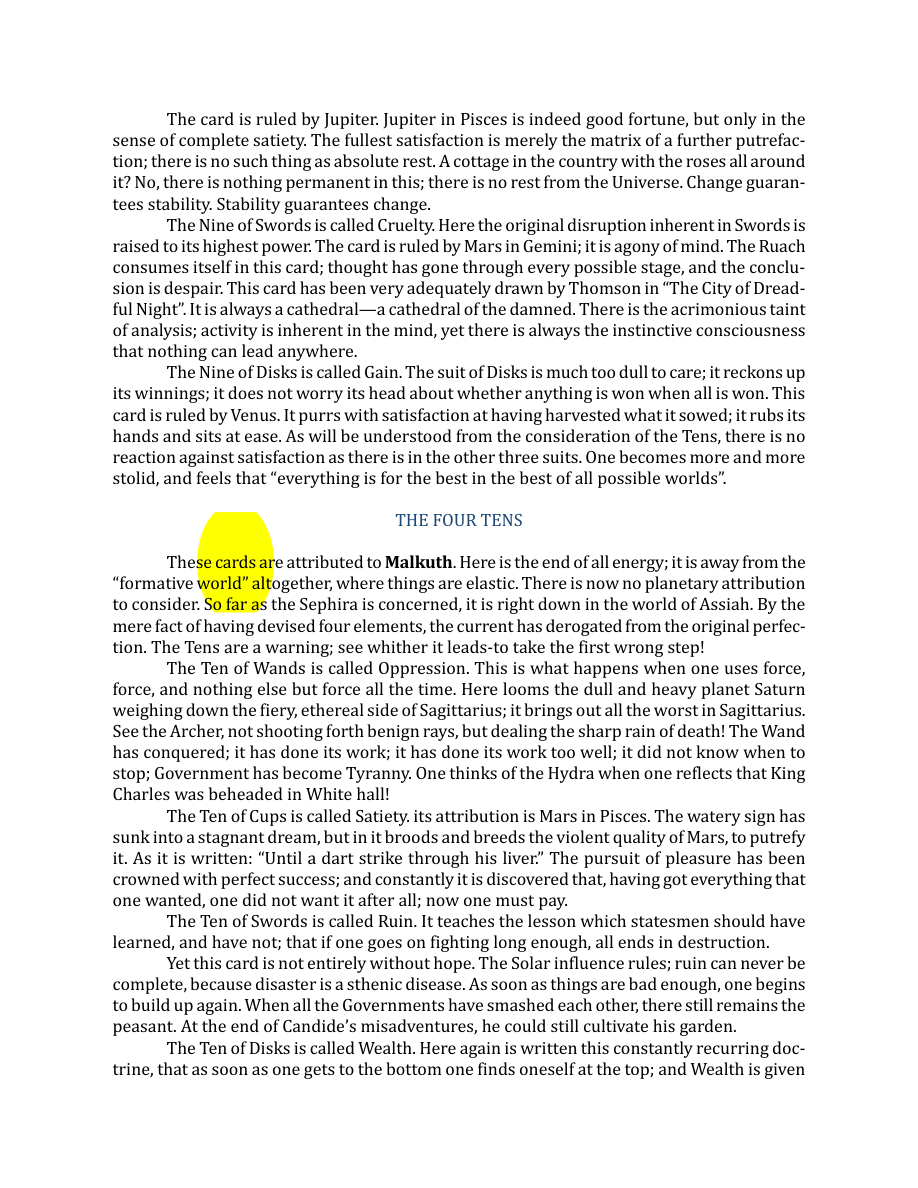Original scan of The Book of Thoth, PDF page 182