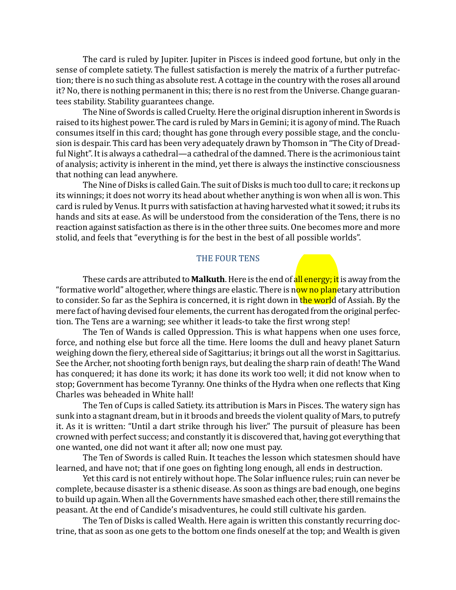 Original scan of The Book of Thoth, PDF page 182