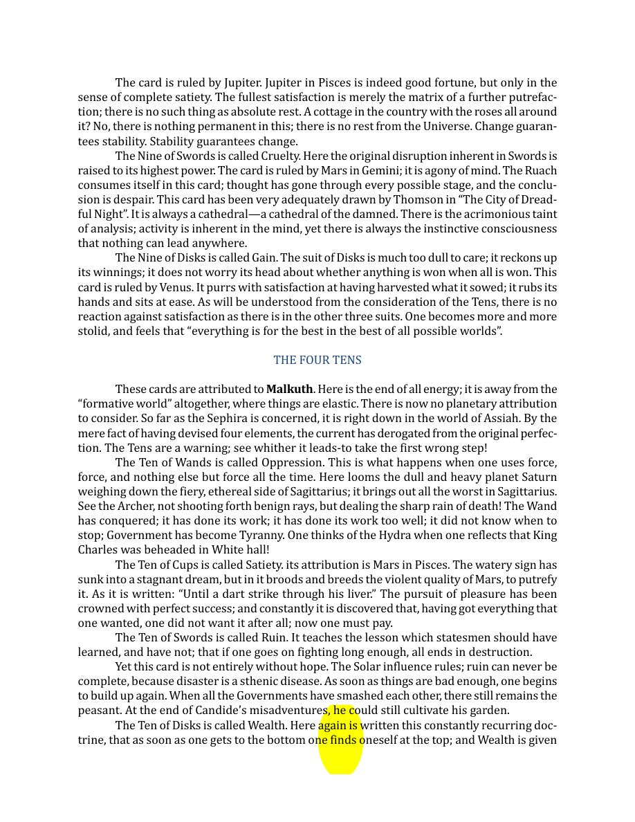 Original scan of The Book of Thoth, PDF page 182