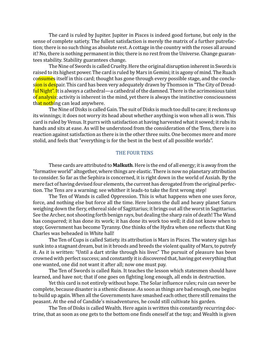Original scan of The Book of Thoth, PDF page 182