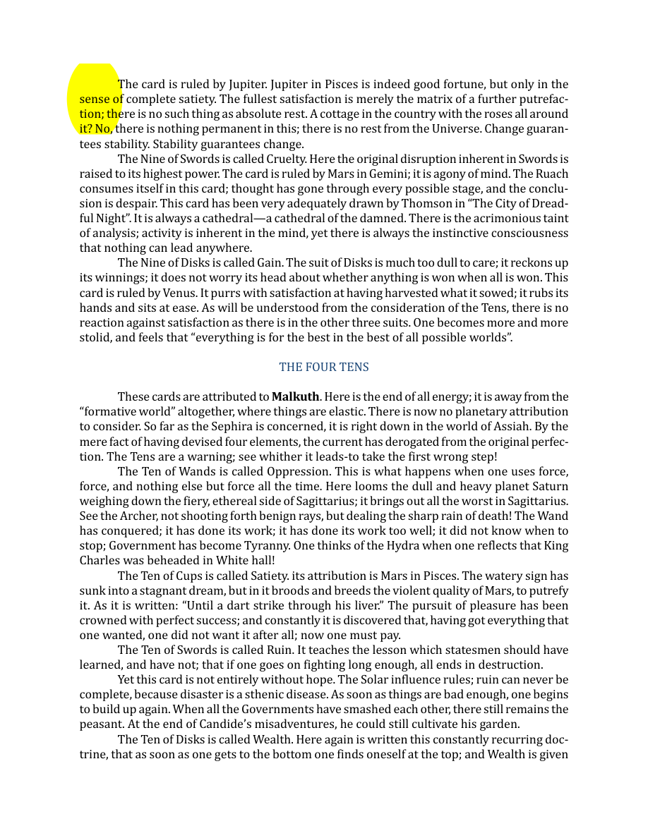 Original scan of The Book of Thoth, PDF page 182