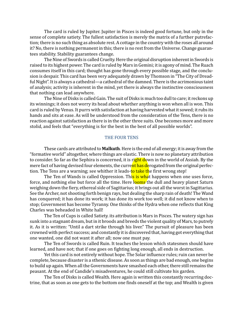 Original scan of The Book of Thoth, PDF page 182