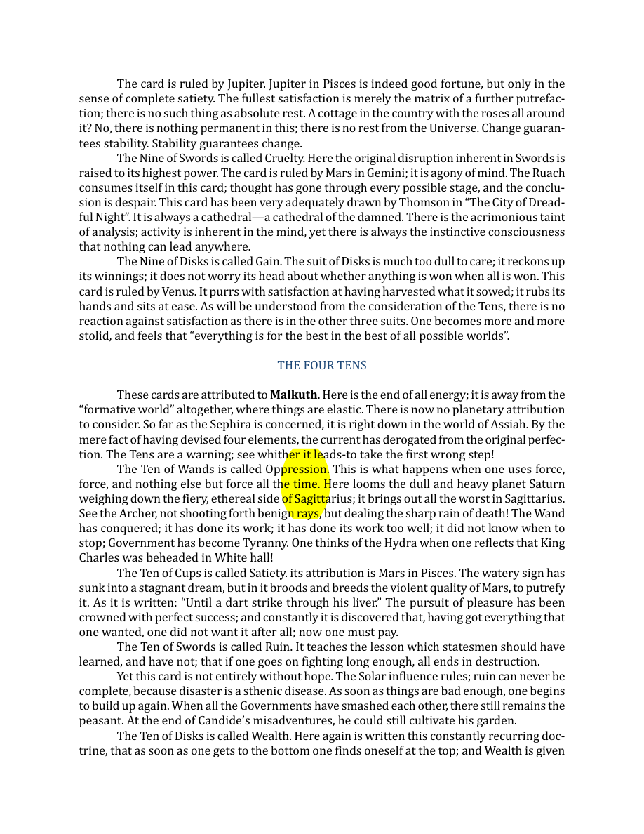 Original scan of The Book of Thoth, PDF page 182