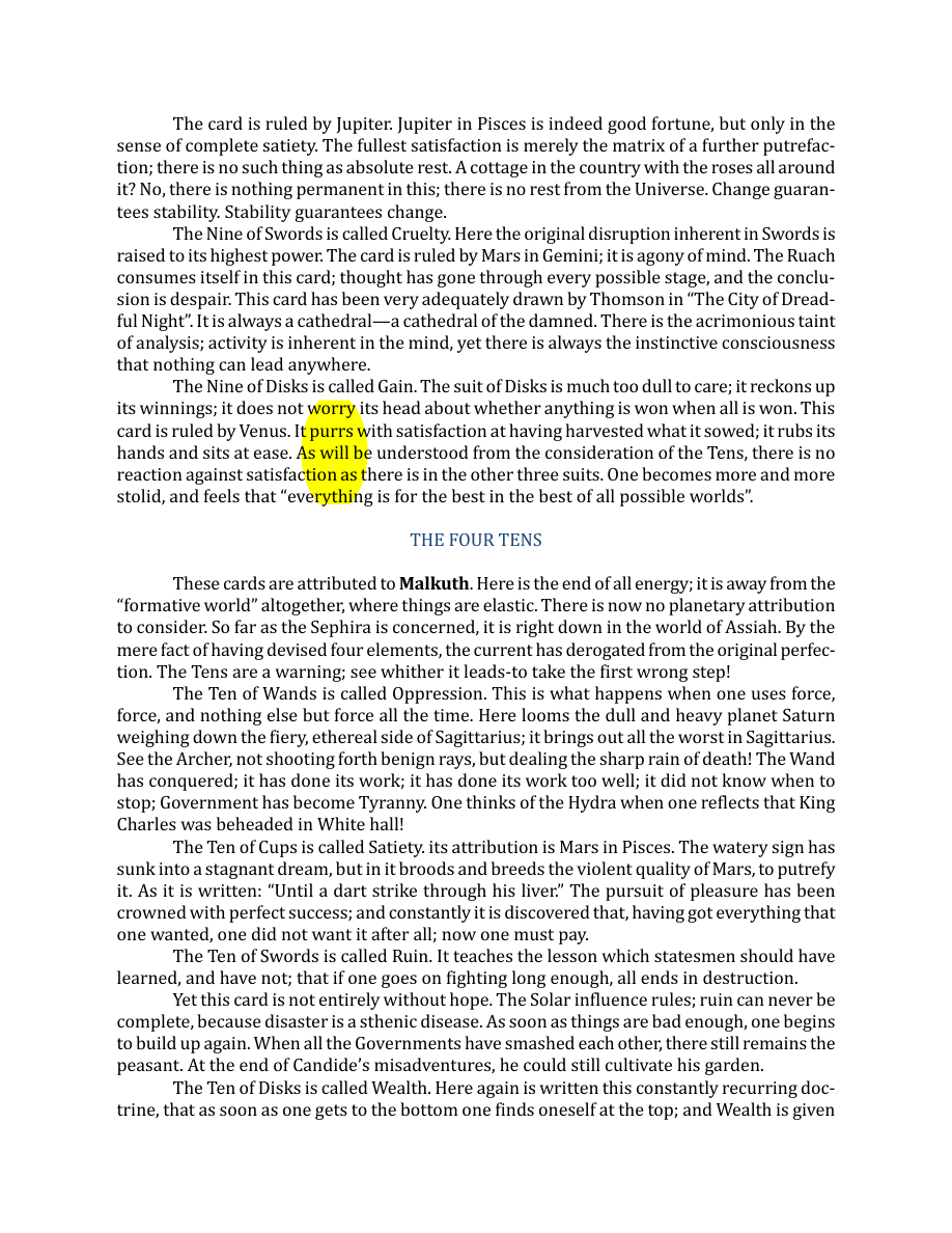 Original scan of The Book of Thoth, PDF page 182