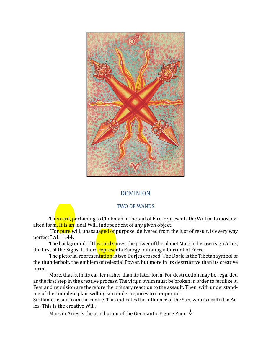 Original scan of The Book of Thoth, PDF page 186