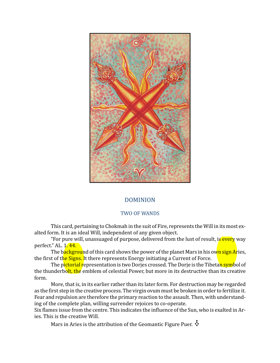 Original scan of The Book of Thoth, PDF page 186