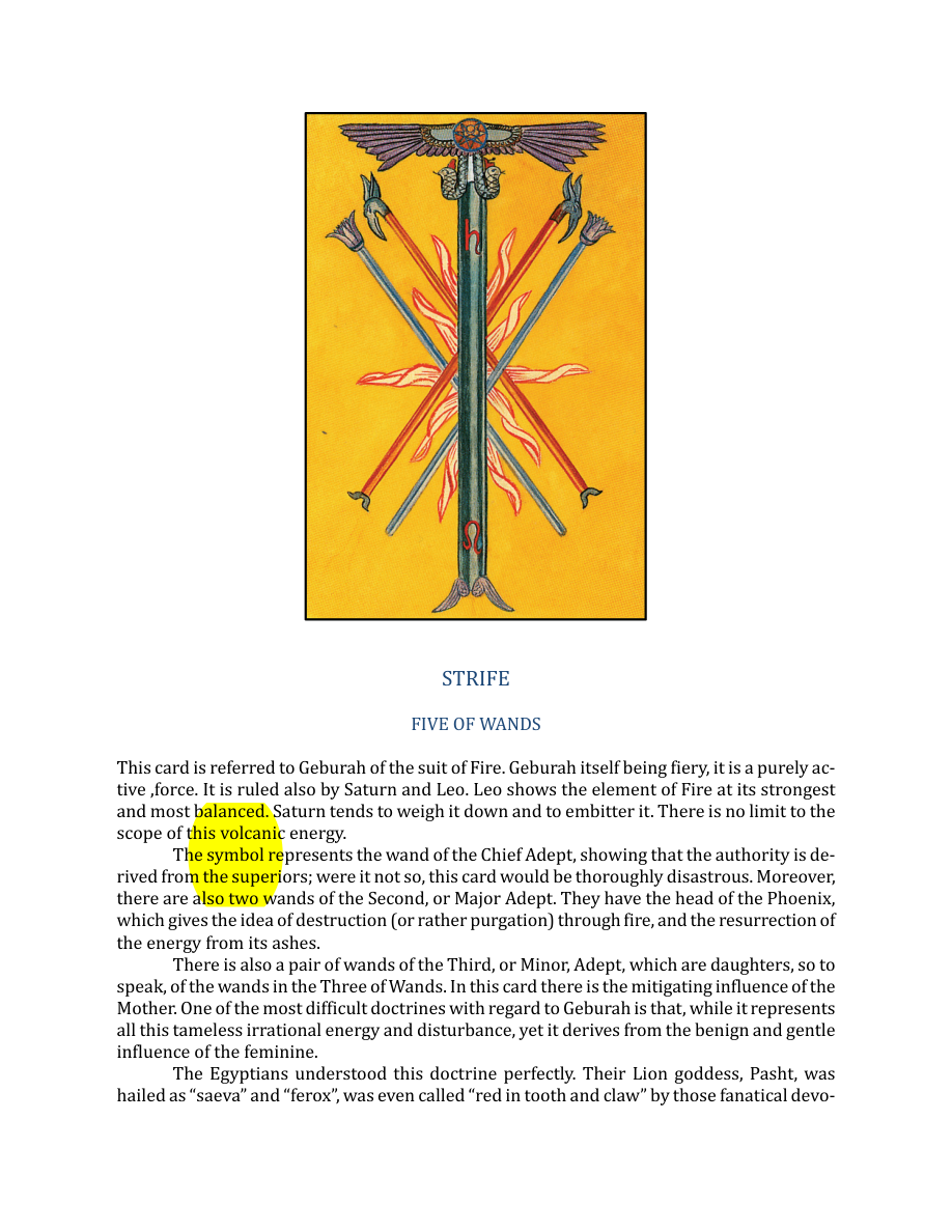 Original scan of The Book of Thoth, PDF page 190