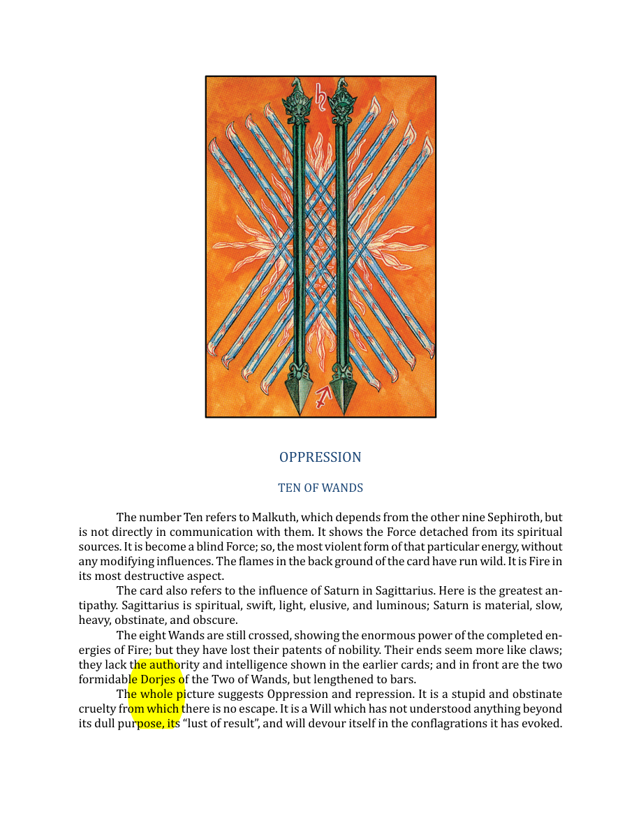 Original scan of The Book of Thoth, PDF page 196