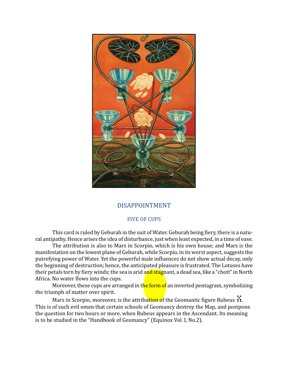 Original scan of The Book of Thoth, PDF page 203