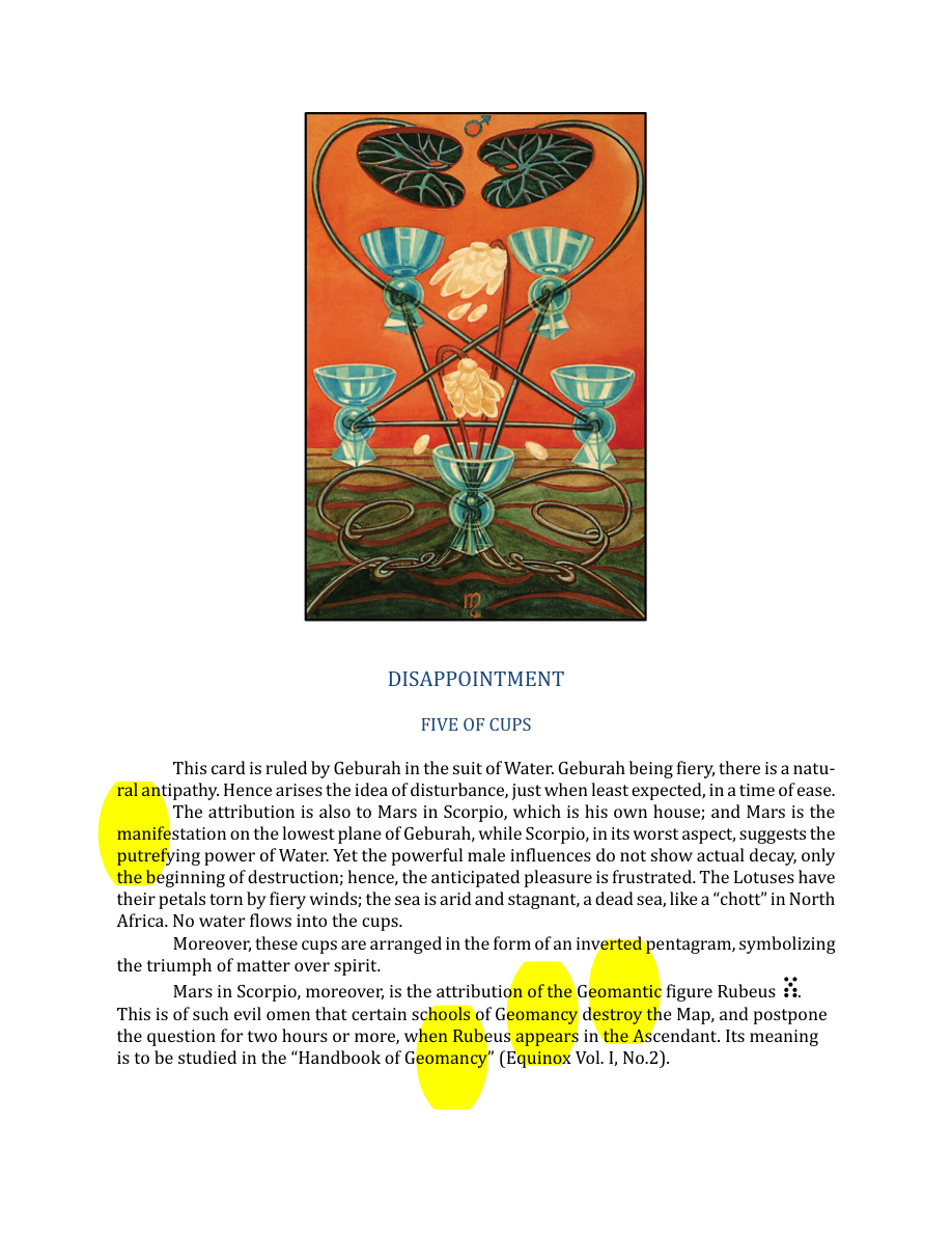 Original scan of The Book of Thoth, PDF page 203