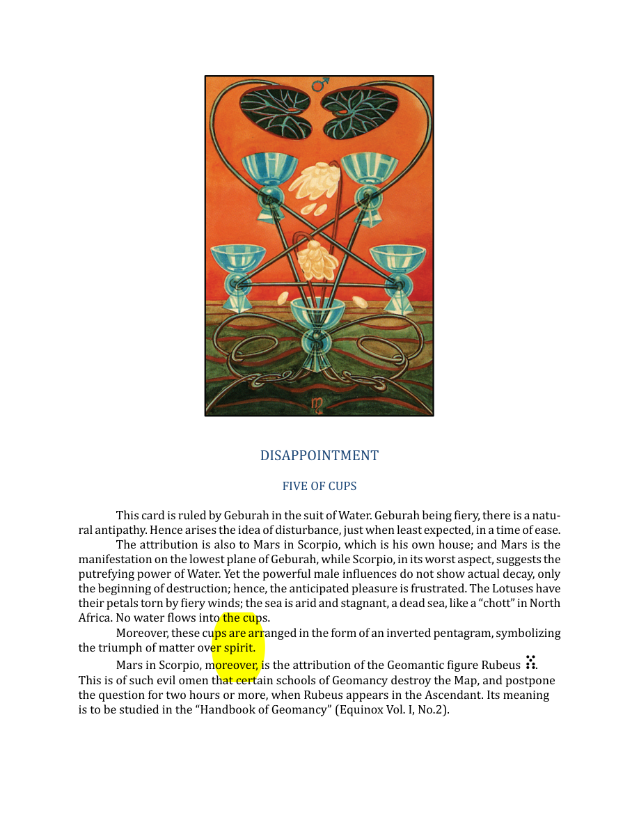 Original scan of The Book of Thoth, PDF page 203