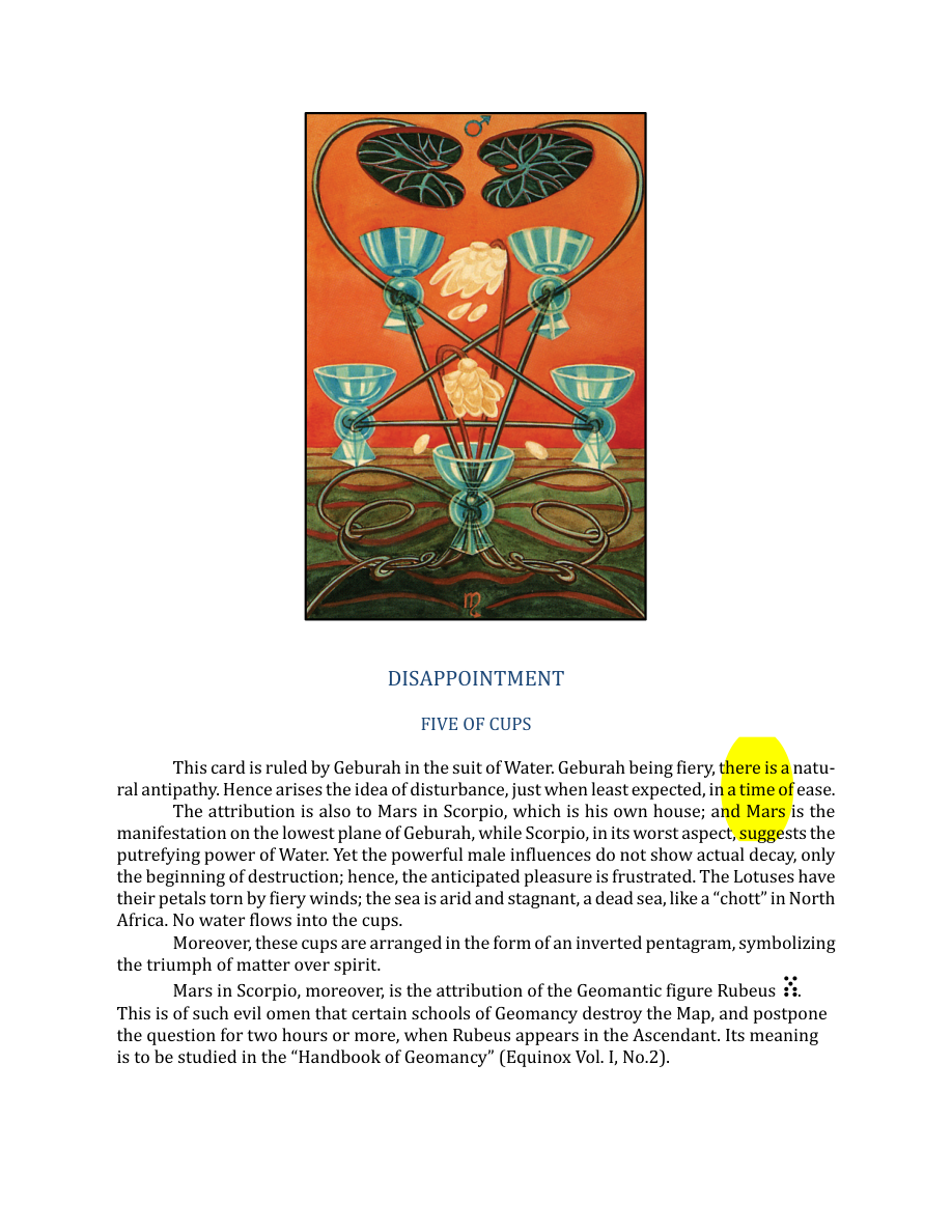 Original scan of The Book of Thoth, PDF page 203